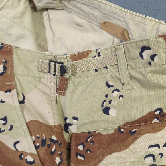 Vintage Military Pants Men's Medium Regular Chocolate Chip Desert Camo Cargo 90s - Picture 10 of 13
